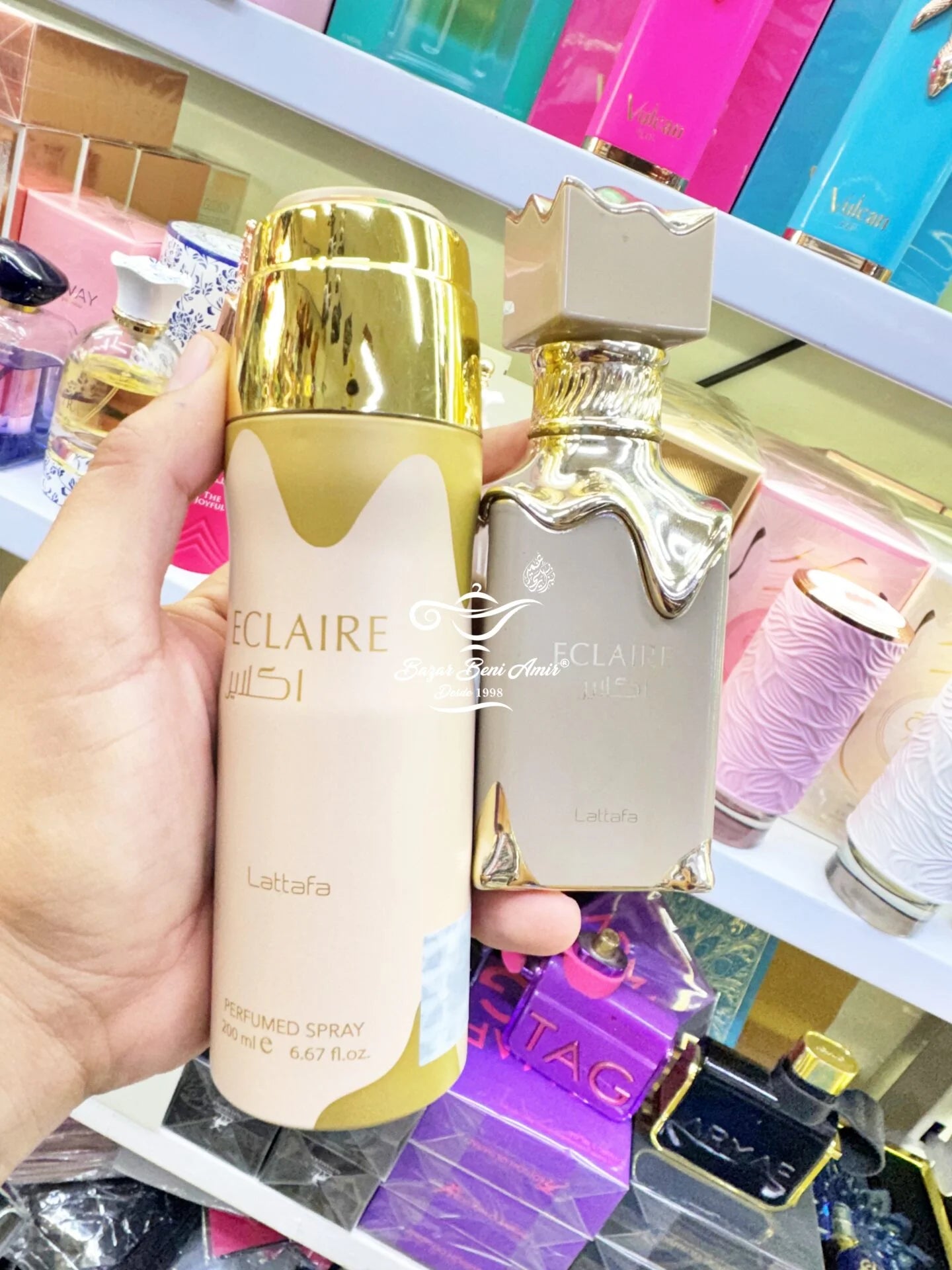 Set de 2 Perfumes Lattafa Eclaire EDP 100 ml (Original)